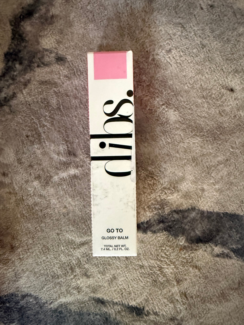 dibs. Glossy balm in Italian Soda