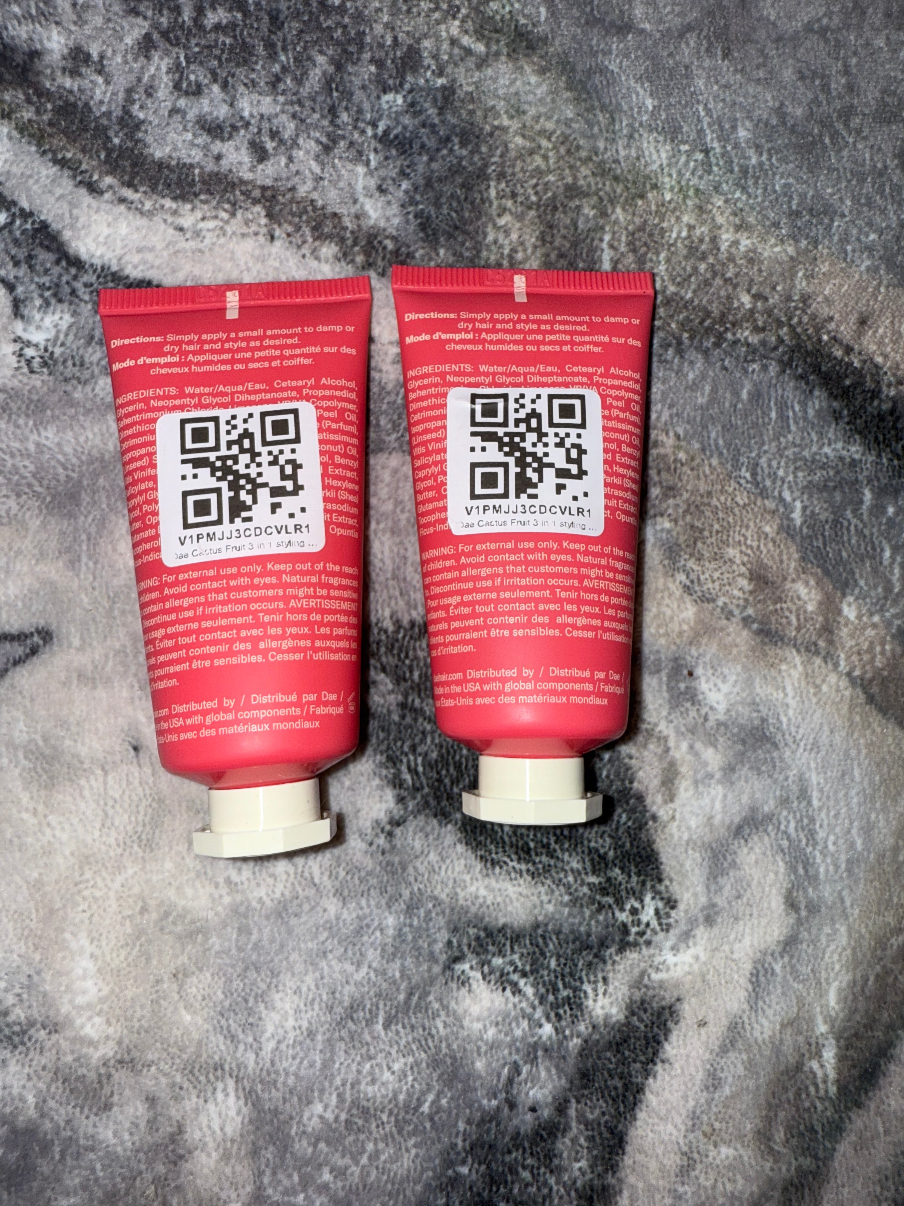 dae- Cactus Fruit 3-IN-1 Styling Cream travel size 1.7oz (BUNDLE OF 2)